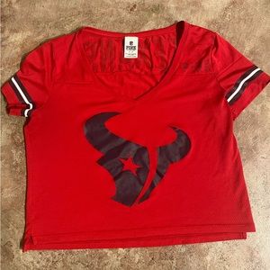 Houston Texans crop top -Small